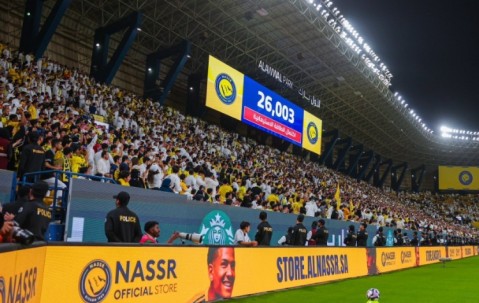 数据-利雅得胜利本轮大胜纳杰马体育，现场观众人数为26003人